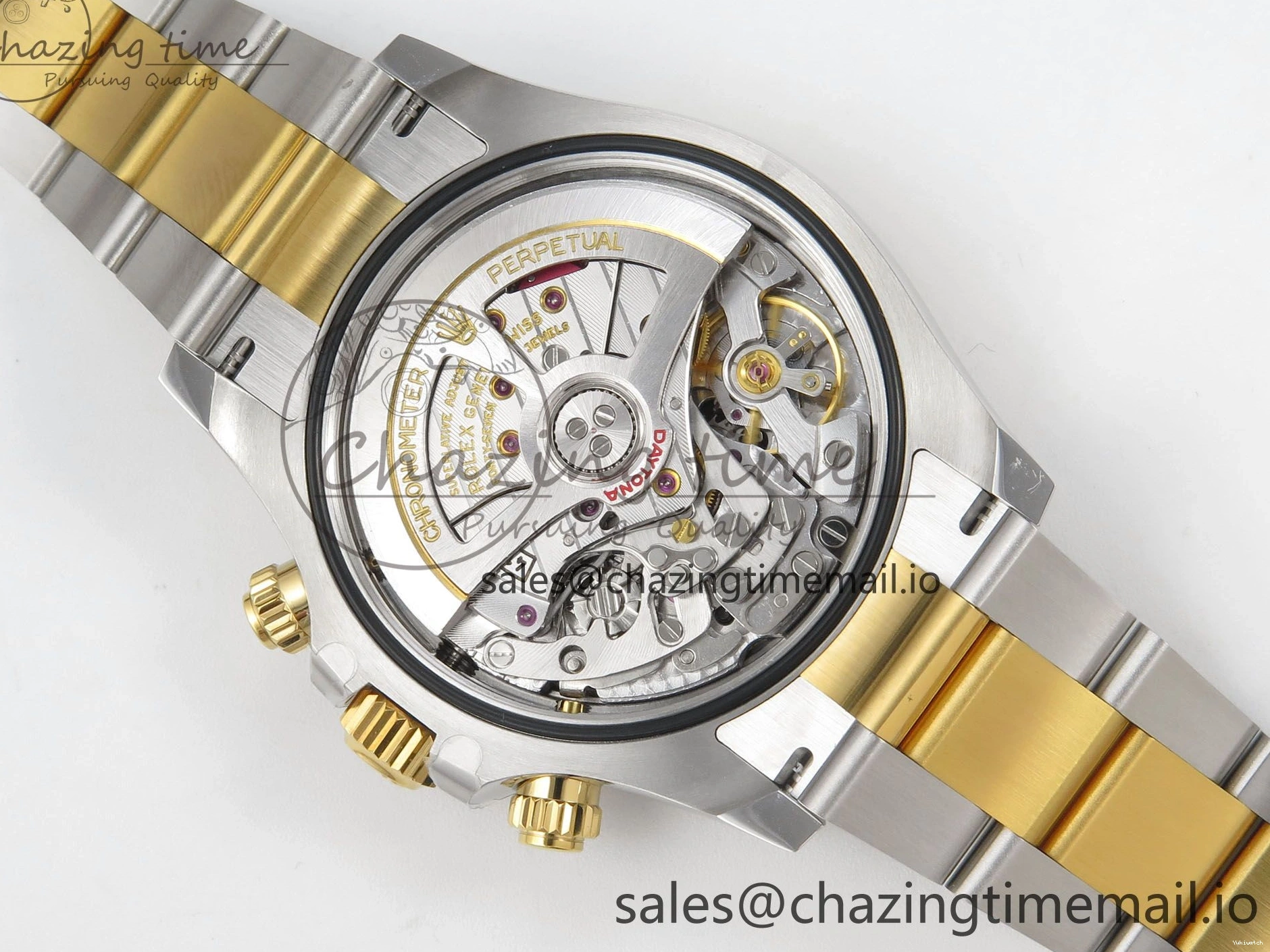 on Dial YG SS YG Edition Diamonds Bracelet THBF 126503 Black 1:1 Best SH4131 Daytona 0509
